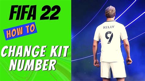 Switch to the squad tab. . How to change kit number in fifa 22 manager career mode